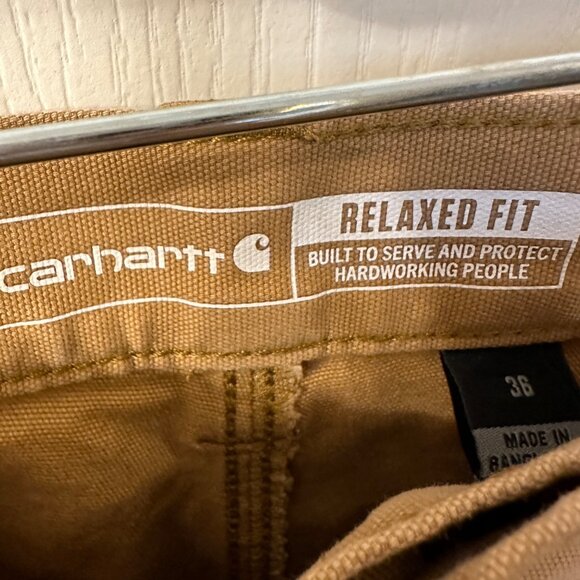 Carhartt | Lot of 2 Men's 36 Rugged Flex Relaxed Fit Canvas Work Shorts BS2514-M - Picture 11 of 16